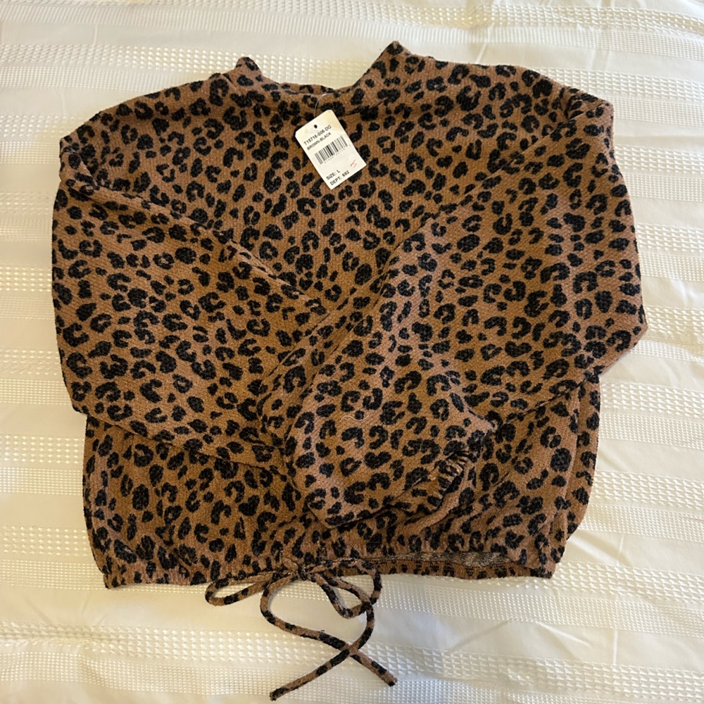 Lush Cheetah Print Blouse